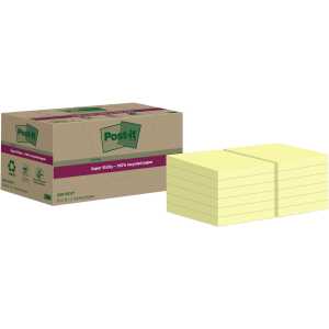 Haftnotizblock Recycled 12x70BL gelb POST-IT 622 RSS12CY 47,6x47,6mm