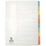 Farbregister 10tlg Karton Manila A4 fbg Q-CONNECT KF34029...