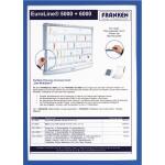 FRANKEN Prospekttasche A4 5 Stück blau magnetisch