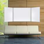 Klapptafel-Anlage 150x100cm, FRANKEN K2109 5 Flächen