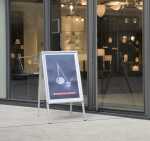 Plakatständer A1 Alu eloxiert FRANKEN BSA1