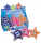 Tauchsterne Neopren sort. 77222 13x13cm