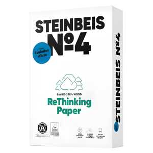 STEINBEIS No. 4 Evolution White Recyclingpapier, A4, 80g, weiß, 500 Bl