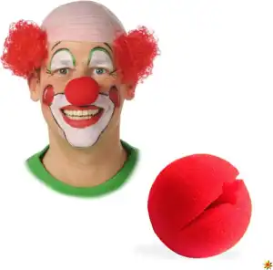 Clownnase rot FRIES 50431 Schaumstoff
