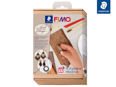 Staedtler Set Mod.masse Fimo soft Ht wood-eff