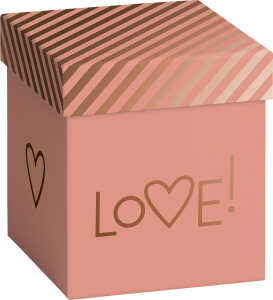 Geschenkkarton Love Amita STEWO 2551 5466 96 11x11x12cm