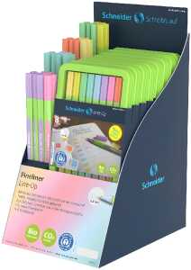Display Fineliner Line-Up pastell 104er Display,