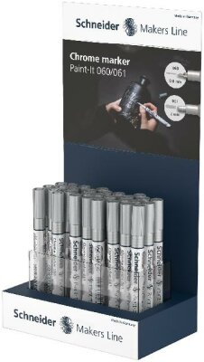 Schneider Chrommarker Paint-It 060/061 Display 15/15 Stück sortiert