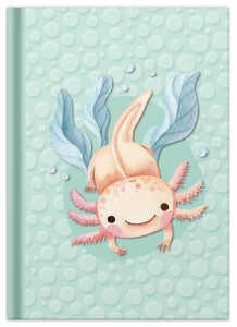 RNK Kladde Axolotl A5 kariert 96Bl