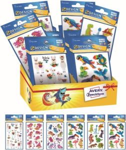 Sticker Tiere sortiert Z-DESIGN 48680 Thekendisplay