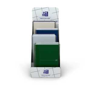Notizbuch A4+/70BL kariert 5mm sortiert OXFORD Origins Display