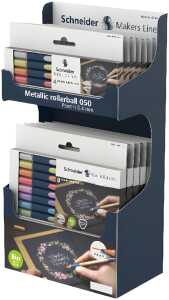 Metallic Rollerball Paint-It 050 0.4mm Display 14 Etuis sortiert