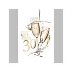 SKOR Glückwunschkarten Geburtstag " Zahl - 30 " sortiert 1St