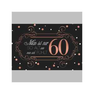 SKOR Glückwunschkarten Geburtstag " Zahl - 60 " sortiert 1St
