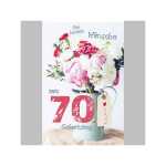 SKOR Glückwunschkarten Geburtstag " Zahl - 70 " sortiert 1St