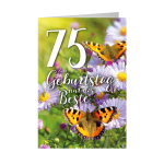 SKOR Glückwunschkarten Geburtstag " Zahl - 75...