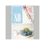 SKOR Glückwunschkarten Geburtstag " Zahl - 80 " sortiert 1St