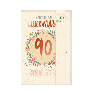 SKOR Glückwunschkarten Geburtstag " Zahl - 90 " sortiert 1St