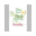 SKOR Glückwunschkarten Geburtstag " Zahl - 90 " sortiert 1St