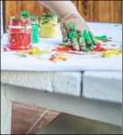 KOH Finger- Malfarben 6er Set - 6 x 50 ml / Becher