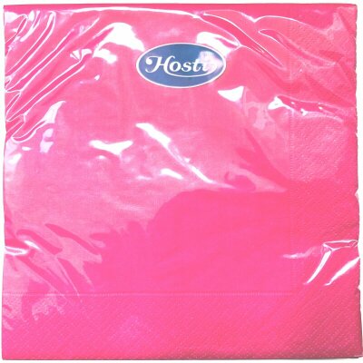 KOH Servietten " uni pink " sortiert ,3-lagig , 33 cm x 33 cm , im 20er Pack