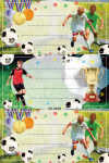 TSI Namensetiketten "Jugendfussball", 3 Blatt