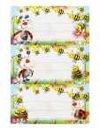 TSI Etiketten "Bienen" für Hefte