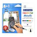 Centro Decor Pen Deko Marker " Metallic 8 + 1 " 1,2 mm 9er