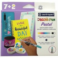 KOH Decor Pen - Deko Marker " Pastel 7 + 2  "...