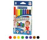 Centro Fasermaler Baby niedrige 5 mm Spitze 8er Papp-Etui