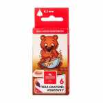 KOH Wachsmalstifte TRIO WAX 8,2 mm x 90 mm 6er Pack