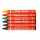 KOH Wachsmalstifte TRIO WAX 8,2 mm x 90 mm 6er Pack