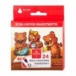 KOH Wachsmalstifte TRIO WAX 8,2 mm x 90 mm 24er Pack