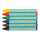 KOH Wachsmalstifte Drachenmotiv 7,8 mm x 80 mm 6er Pack