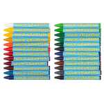KOH Wachsmalstifte Drachenmotiv 7,8 mm x 80 mm 24er Pack