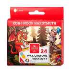 KOH Wachsmalstifte Drachenmotiv 7,8 mm x 80 mm 24er Pack