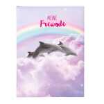 Goldbuch Freundebuch Delfine