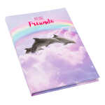 Goldbuch Freundebuch Delfine