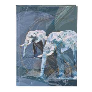 Goldbuch Notizbuch A5 Elephants