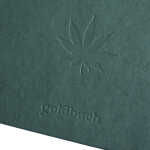 Goldbuch Notizbuch Hanf-Papeterie Midnight Green