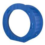 RUNDE LATERNEN 3D-WELLP.21CM,10ST.DBLAU