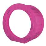 RUNDE LATERNEN 3D-WELLP.21CM,10ST.PINK