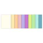 TONP.130G.DIN A3"PASTELL",10BL.10F.SORTIERT