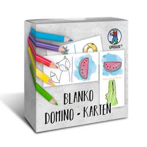 BLANKO-DOMINO-KARTEN 45x90MM,60KARTEN