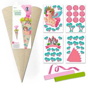 SCHULTÜTEN-BASTELSET "GREEN&EASY", PEGASUS