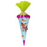 SCHULTÜTEN-BASTELSET EASY LINE "PFERD & REITERIN"