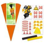 SCHULTÜTEN-BASTELSET EASY LINE "BAUSTELLE"