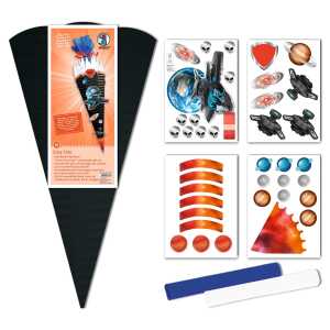 SCHULTÜTEN-BASTELSET EASY LINE "SPACESHIP"