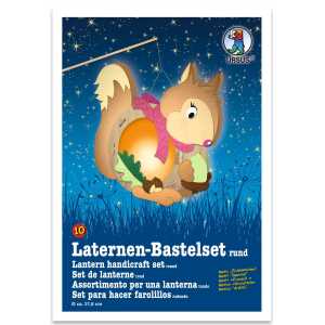 LATERNEN-BASTELSET 10 "EICHHÖRNCHEN"