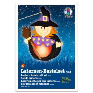 LATERNEN-BASTELSET 25 "HEXE" 4008525156291
